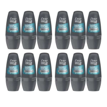 Dove Men+Care Clean Comfort Deodorant Roll On 50ml (Pack of 12)