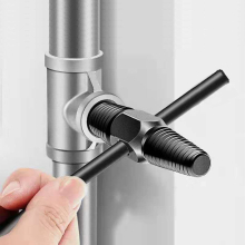 Double Head Screw Extractor, Black Valve Screw Extractor, Can Be Used For Pipe (1/2 Inch, 3/4 Inch)
