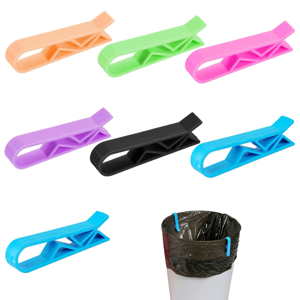 Clip Trash Can Clip Holders Plastic Clip Clip Holders For Kitchen Trash Bin Bin Clip Random Color- 20Pcs 9023832756861