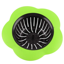 Plastic Sink Shower Drain Strainer Generic Hair Catcher Basket Filter for Kitchen Bathroom Floor Drain Balcony Drainage Hole Bathtub Sink(Green)