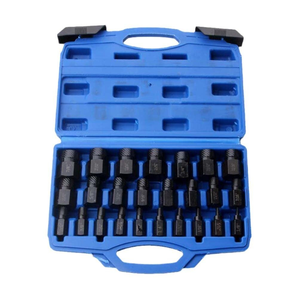 Set Of 25 Broken Screw And Bolt Extractors 9023832757479