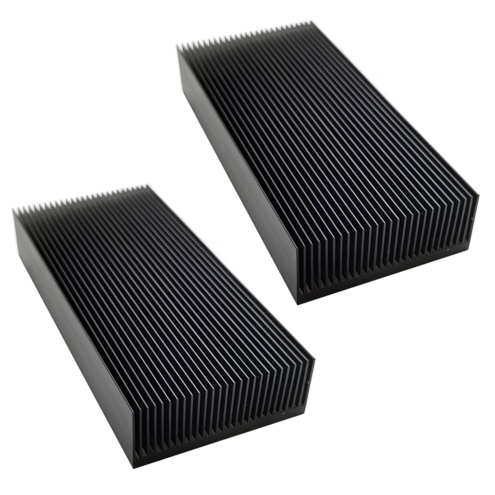 Photos - Computer Cooling 2X Durable Silver Aluminium Radiating Fin Cooling Heatsink 80X27X150MM for LED Power Transistor Electrical Radiator Chip