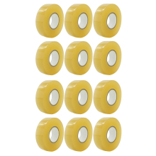 12 Pack Clear Hockey Tape Multipurpose Tape Roll Shin Pad Sock Tape Roll Sports Gear 2.4cmx28M Hockey Sports Gifts