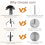 Casart Free Standing Hat Coat Rack 12 Hooks Hanger Umbrella Stand Hall Tree 6