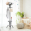 Casart Free Standing Hat Coat Rack 12 Hooks Hanger Umbrella Stand Hall Tree 8
