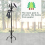 Casart Free Standing Hat Coat Rack 12 Hooks Hanger Umbrella Stand Hall Tree 7