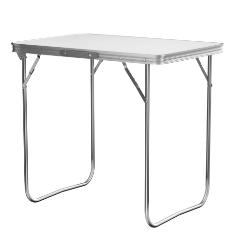 Folding Table for Camping Buffet Wedding Market Garden Party Car Boot Stall Picnic Trestle Foldaway Table Lightweight Foldable Table - 80x60x69cm