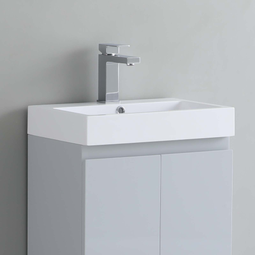 49CM Thick-Edge Inset Basin Ceramic & Overflow Bathroom Wash Sink Bowl 2