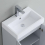 49CM Thick-Edge Inset Basin Ceramic & Overflow Bathroom Wash Sink Bowl 1