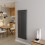 AICA (Single 1600x590mm, Anthracite) Designer Oval Column Radiator Central Heating 1