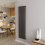 AICA (Single 1800x472mm, Anthracite) Designer Oval Column Radiator Central Heating 1