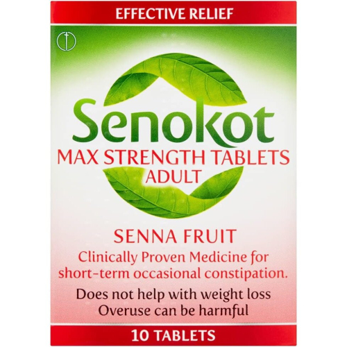 Senokot Max Strength Tablets 10