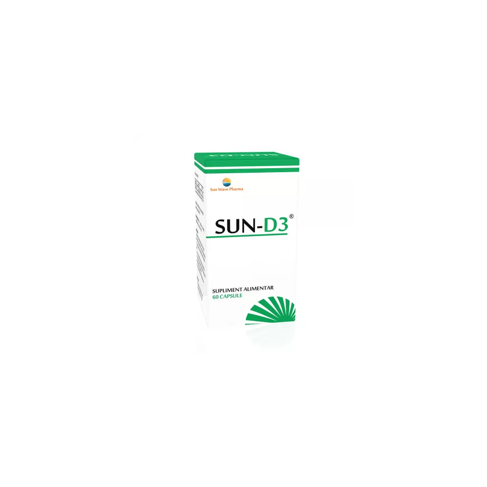 Sun Wave Pharma Sun-D3, 60 Cps Maintaining Bone Health- Maintaining Healthy Teeth