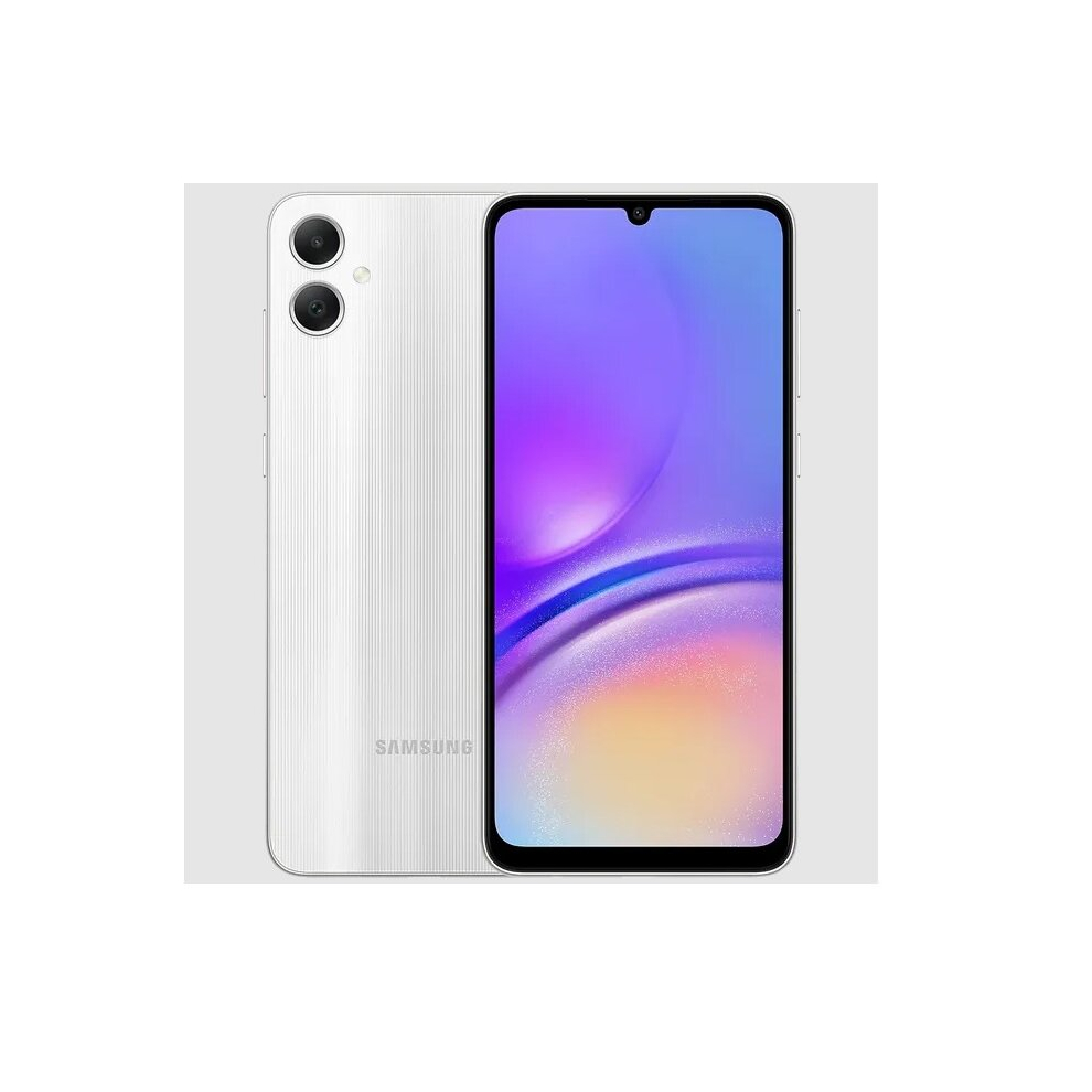 Samsung Galaxy A05 A055f/Ds Dual Sim Unlocked - 6.7-Inch Display, 4Gb Ram, 64Gb, 50Mp+2Mp Dual Rear, 8Mp Front, 5000Mah, Silver