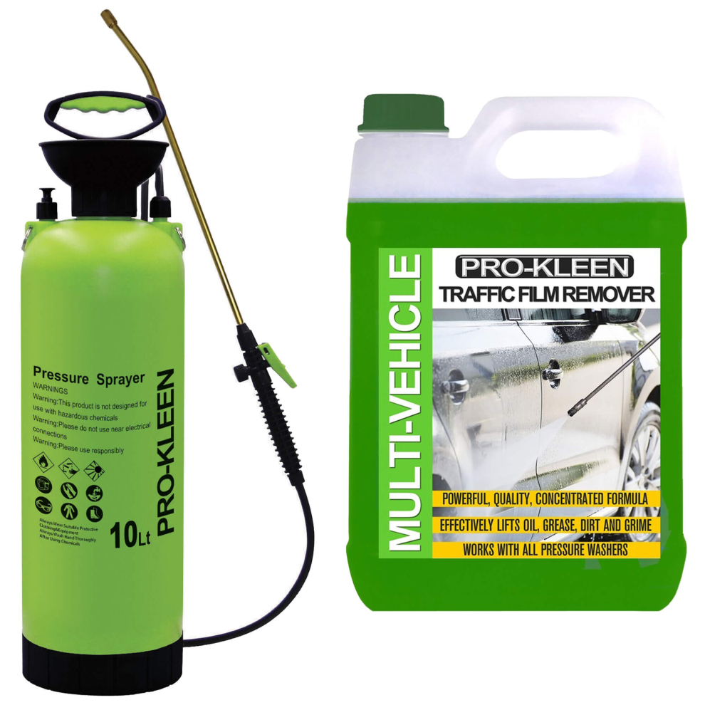 Prokleen Traffic Film Remover TFR Car Vehicle Remover 5L & 10L Pump Sprayer - Image 3