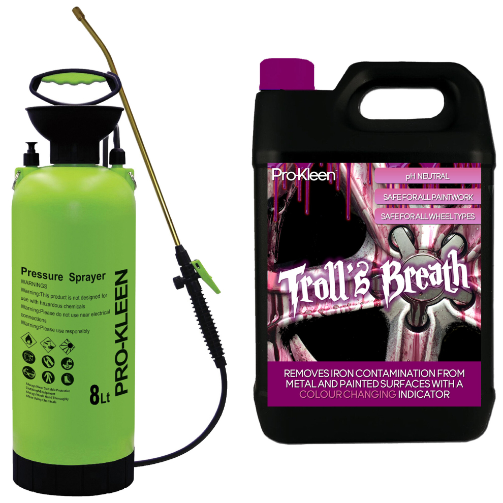 (8L) Pro-Kleen 5L Troll's Breath & Manual Pump Sprayer