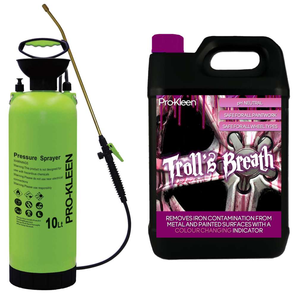 ProKleen Iron Contamination Alloy Cleaner Fallout Remover 5L & 10L Pump Sprayer - Image 3