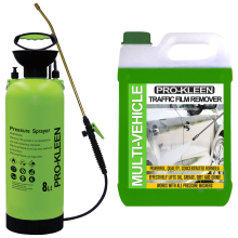 (8L) Traffic Film Remover & Manual Pump Sprayer