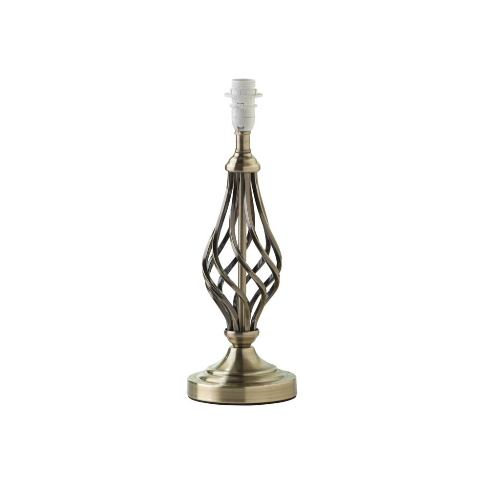 Queenswood Antique Brass Table Lamp - Base Only