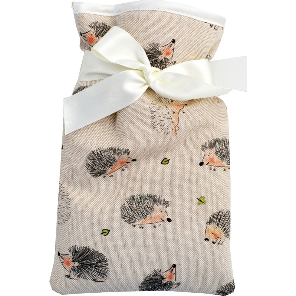 Vagabond Mini Cotton Hot Water Bottle: 0.5L Hedgehogs