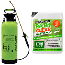 (8L) 5L Path Clear 30% Acetic Acid & Pump Sprayer
