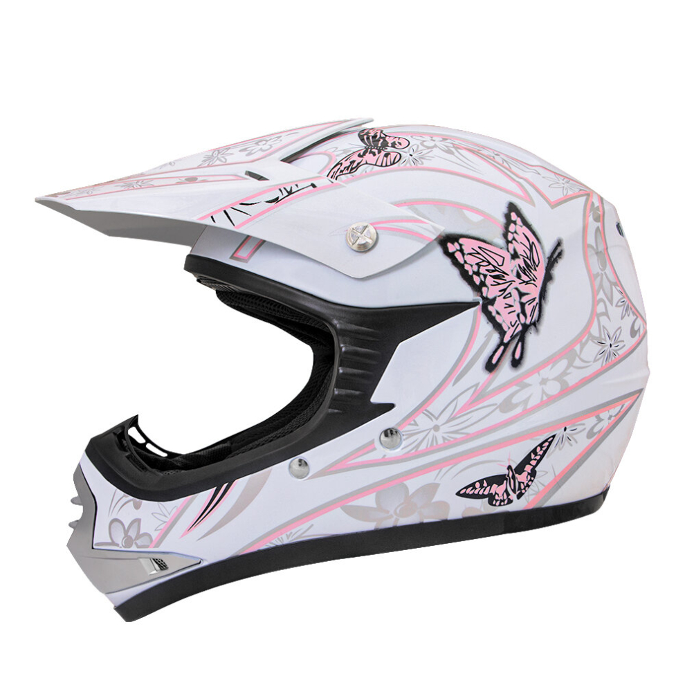 (Butterfly, M) Zorax X18 Helmet Junior Child Kids Motorbike Motocross MX Helmet Outdoor-image-OPC-PDBK5JV-NEW