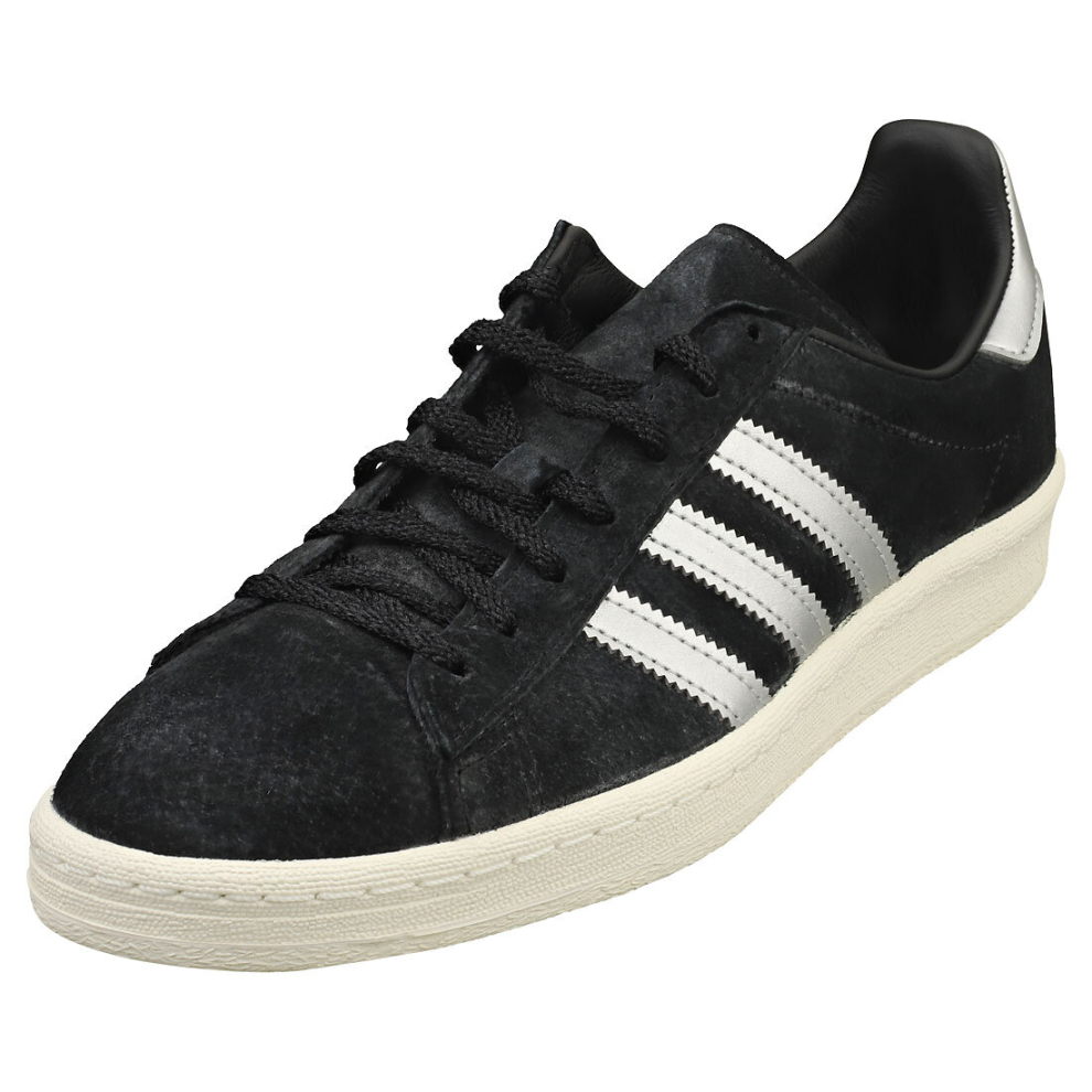 (8.5) adidas Campus 80s Mens Casual Trainers in Black White