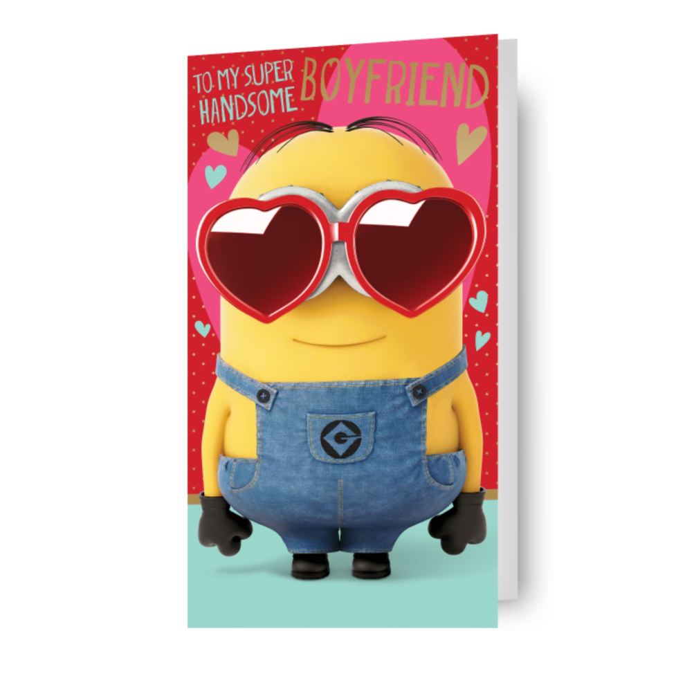 Despicable Me Minions 'Boyfriend' Valentine's Day Card