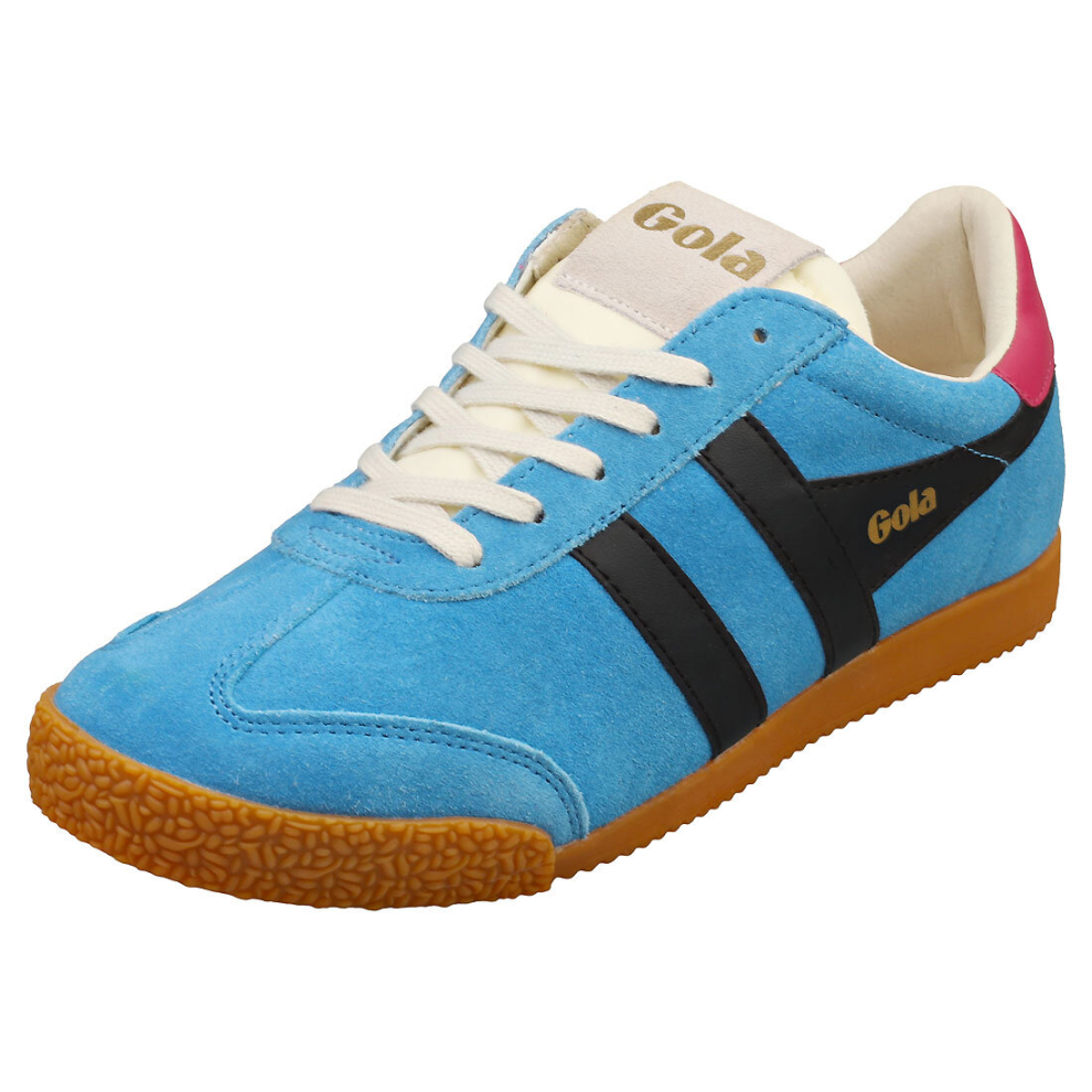 (6) Gola Elan Womens Fashion Trainers In Blue Black