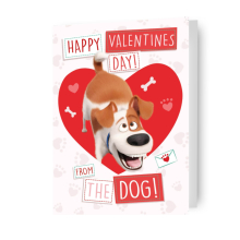 The Secret Life of Pets "From The Dog" Valentine's Day Card