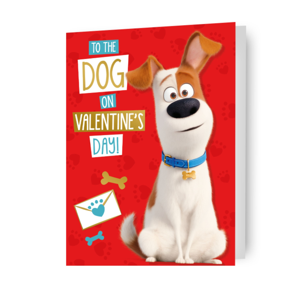 Secret Life of Pets 'From the Dog' Valentine's Day Card