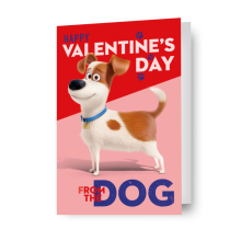 The Secret Life Of Pets Valentine's Day Card From The Dog
