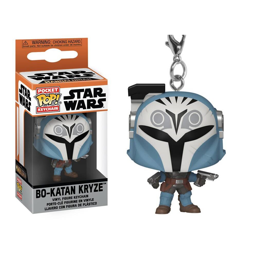 Star Wars: The Mandalorian Bo-Katan Kryze with Pistols Funko Pocket Pop! Key Chain