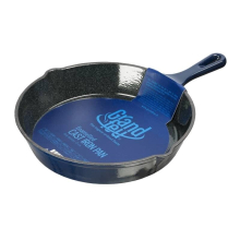 (Dark Blue) Grand Feu Enamelled Cast Iron frying pan, Ø 25cm.