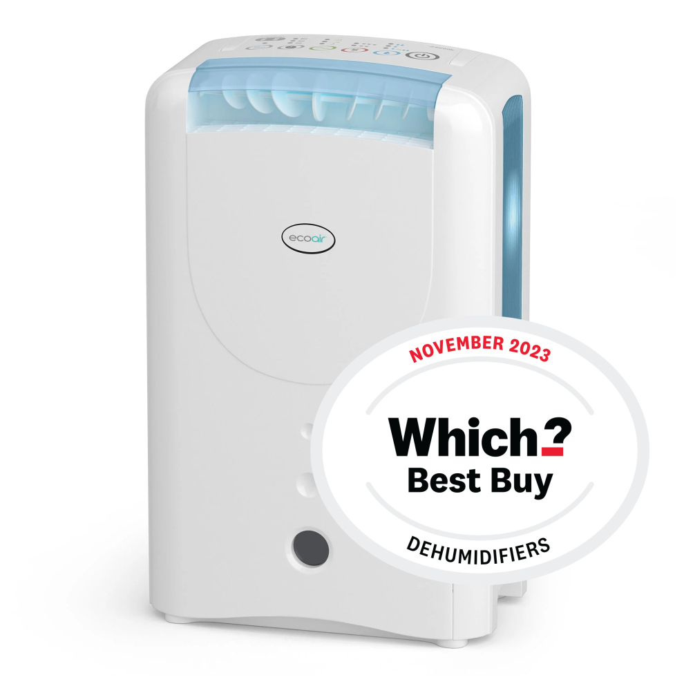 Ecoair Dd1 Classic Mk6 Desiccant Dehumidifier 7.5L/Day Blue
