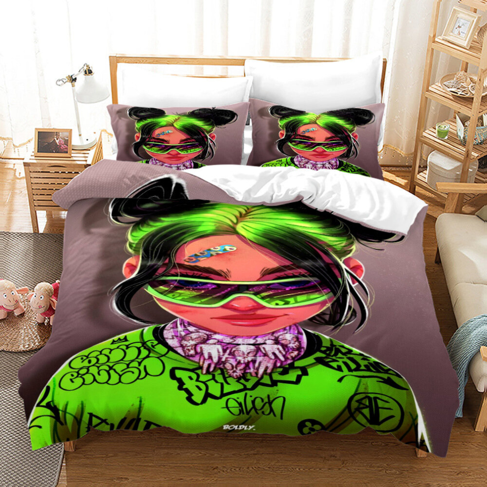 (JK23, Single(135x200 cm)) Duvet cover, bedspread printed character Billie Billie.UK Size Sheets Single & Double KING,Super King Duvet Cover