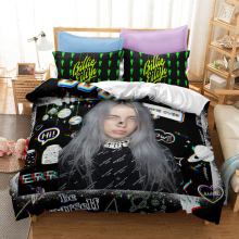 (JK5, Single(135x200 cm)) Duvet cover, bedspread printed character Billie Billie.UK Size Sheets Single & Double KING,Super King Duvet Cover
