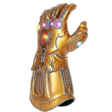 Kids Thanos Gloves Infinity Gauntlet With Led Light Avengers 4 Cosplay Toy