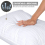 (STRIPE PILLOWS x2) Luxury Pillows Pair Super Soft Memory Foam Pillows 5