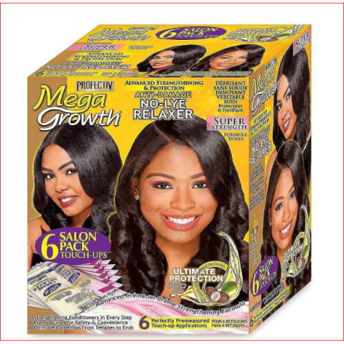 Mega Growth No Lye Relaxer super Strength Free UK Postage