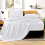 Imperial Rooms (King) Flat Sheet Bed Sheets White 100% Egyptian Cotton 4