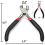 MINI END CUT PLIERS WIRE/NAIL PULLERS SNIP/CUTTER JEWELLERY HOBBY DIY TOOLS 2