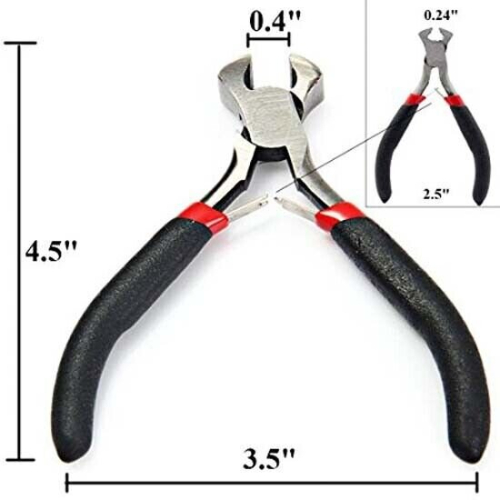 MINI END CUT PLIERS WIRE/NAIL PULLERS SNIP/CUTTER JEWELLERY HOBBY DIY TOOLS 1