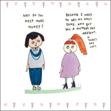 Need More Money Funny Love Sick Mother's Day Greeting Card Humour Cards