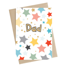Dad Foiled Stars Greeting Card Art Of Brilliance Range Cards