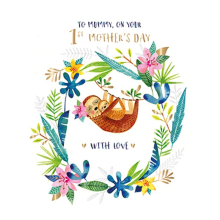 Mummy On Your 1st Mother's Day Greeting Card Embellished Hand-Finished Cards