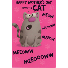 Happy Mother's Day From The Cat Card Funny Crackers Greeting Cards