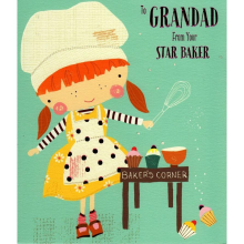 To Grandad From Your Star Baker Father's Day Card Cute Greeting Cards