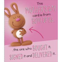 Funny From Both Of Us Crackers Mother's Day Card Greeting Cards