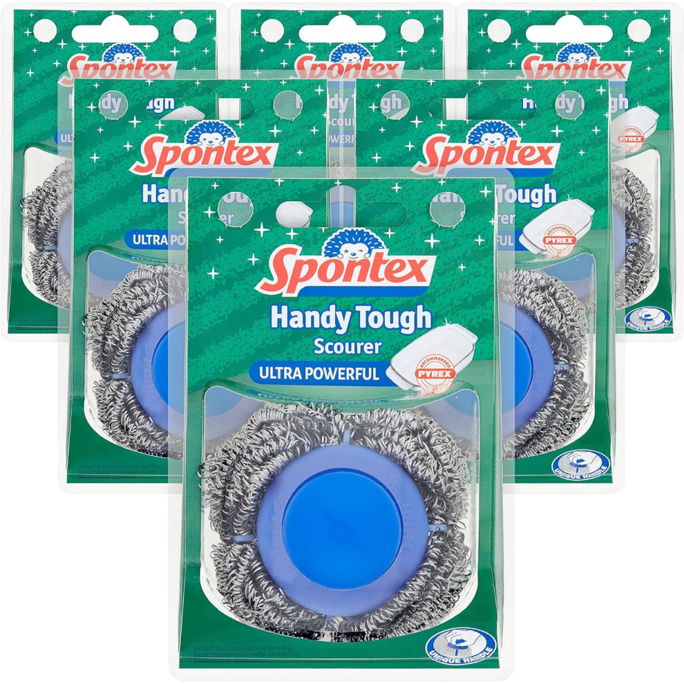 Spontex Handy Tough Scourer, Pack of 6